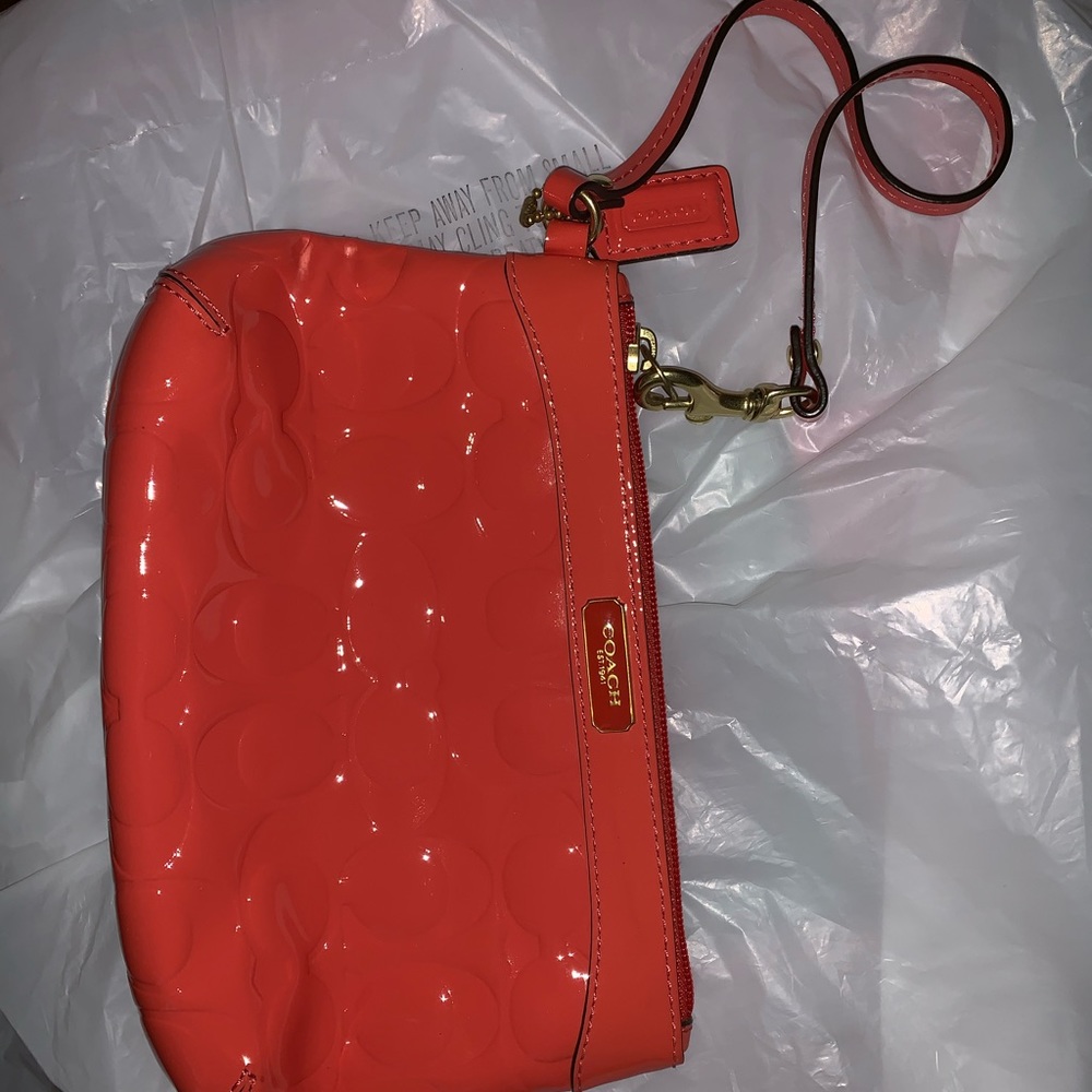Coach Patent Leather Wristlet